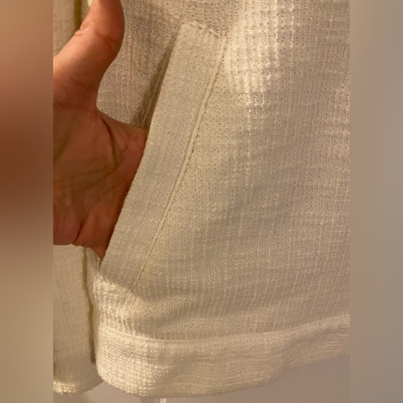 Zara cream medium textured jacket - Picture 6 of 8